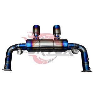 Escape Trasero con Válvulas Vortex Blue Burnt Titanium para Porsche 911 991.2 Carrera S 4S GTS 3.0T 2017-2019 con Sonido Remoto - Product Image 2