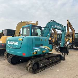 รถขุด SUNWARD SWE90E SWE90 9T มือสองราคาถูก ผลิตในจีน ชั่วโมงการใช้งานต่ำ รถแทรกเตอร์ขนาดเล็ก จัดส่งรวดเร็ว รถขุดไฮดรอลิก CE/EPA - Product Image 2