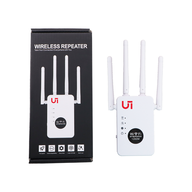 WiFi Repeater 300Mbps Wireless Range Extender 500-1000sqm Coverage Home Network Signal Booster Expansion Device 4x3.0dbi