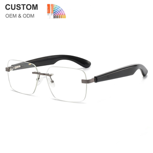 Lunettes de lecture transparentes sans monture Firstsense, appel BT, musique, écouteurs ouverts, lunettes audio intelligentes, lunettes intelligentes AI pour femmes - Product Image 1