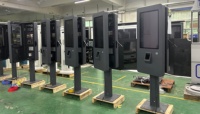 Kiosque de commande en libre-service avec écran tactile capacitif/infrarouge haute luminosité 3000 Nits 16:9 de 21,5/23,8/27/32 pouces pour l'extérieur