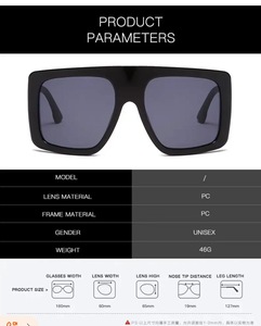 Tendance de la mode femmes lunettes chaussures de mode correspondant tendance lunettes de soleil lunettes de soleil de protection solaire en plein air - Product Image 5