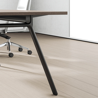 Ensemble de mobilier de bureau moderne et contemporain Table d'ordinateur en bois pour PDG Bureau de direction