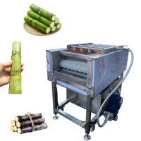 Laveuse de canne à sucre en acier inoxydable / Machine automatique de nettoyage et de pelage de canne à sucre pour usine de jus