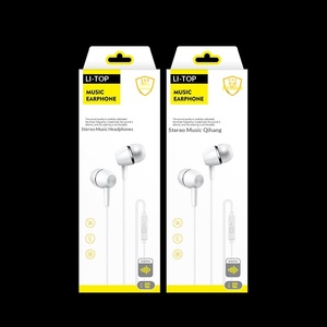 Écouteurs pour téléphone portable K20, intra-auriculaires, 3,5 mm, cordon <span class=keywords><strong>de</strong></span> 1,2 m, plastique TPE, universels pour Android, écouteurs filaires pour appels et musique - Product Image 1