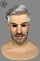 Máscara de Silicona Ultra Realista Personalizable de Jiamusi, Máscara Facial Completa para Cosplay, Halloween, Cumpleaños, Reutilizable, Ecológica, Accesorio para Cine