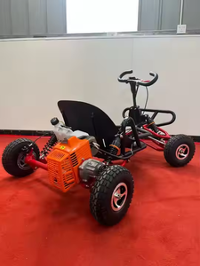 Toptan Açık Hava 90cc 2 Zamanlı Benzinli 35km/s 6 İnç Lastikli Yetişkin Arazi Tipi Çekmeli Marşlı Go Kart Aksesuarları - Product Image 3