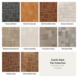 Piastrelle in Arenaria Anticata Beige Caldo, <span class=keywords><strong>Mattonelle</strong></span> Rustiche per Decorazione di Cortili, Terrazze e Giardini - Product Image 6