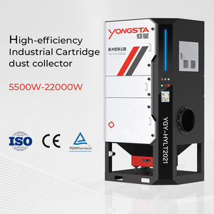 Cao hiệu quả 99.99% hình trụ Cartridge Bụi <span class=keywords><strong>Collector</strong></span> lọc mới 3000cfm luồng không khí thép carbon 10gal hội thảo bụi - Product Image 1