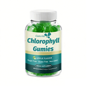 Gummies de chlorophylle sans sucre naturelles de marque privée OEM pour supplément déodorant naturel, soutien immunitaire et digestif - Product Image 1