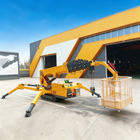 Mini-grue araignée haute performance électrique et diesel pour la construction de bâtiments de bureaux