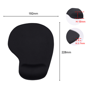 Alfombrilla de Ratón Ergonómica de Silicona con Reposamuñecas para Mano Izquierda, Color Personalizado con Logotipo Personalizado para Oficina - Product Image 3