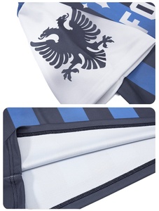 เสื้อเบสบอลสไตล์อเมริกันวินเทจ ลายทางสีสันตัดกัน ทรงหลวมโอเวอร์ไซส์ คอโอ ใส่ได้ทั้งชายและหญิง เป็นมิตรต่อสิ่งแวดล้อม ระบายอากาศได้ดี - Product Image 3