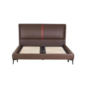 Wholesale Minimalist Adult Bedroom Set Double Full Size Bed Velvet Fabric California King Size <strong>Bedframe</strong> <strong>Cheap</strong> Wooden Bed Frame - Product Image 1