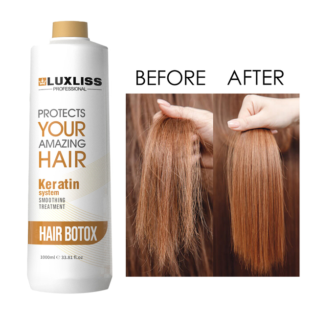 Salon Luxliss Brazilian Nano Keratin Hair Treatment for Nanoplastia Hair Treatment Repair Damaged Keratin Hair Treatment