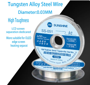 Ánh nắng mặt trời SS-007 SS-051 bay đường dây nhảy dây 0.007mm 0.009mm cho điện thoại di động CPU vân tay cảm ứng chuyên dụng sửa chữa dòng - Product Image 5