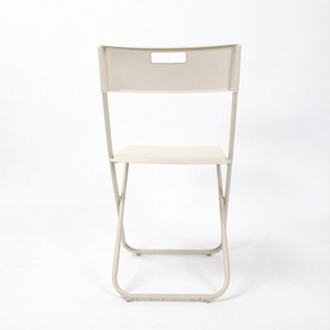 Chaise de jardin pliable portable en plastique avec structure métallique pour événements, mariages, villas et utilisation extérieure - Product Image 1