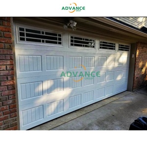 Grain <span class=keywords><strong>de</strong></span> bois 9x7 verre aluminium tête inclinable porte <span class=keywords><strong>de</strong></span> <span class=keywords><strong>Garage</strong></span> porte sécurisée pour 2 voitures <span class=keywords><strong>Garage</strong></span> automatique - Product Image 5