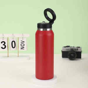 Botella de Agua Portátil de Gran Capacidad, Moderna, de Acero Inoxidable, Magnética, a Prueba de Fugas - Product Image 2