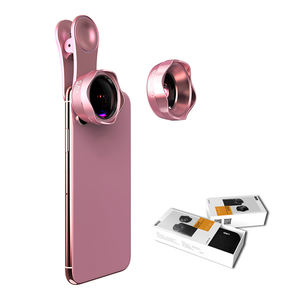 แบบพกพาคลิปเลนส์กล้อง Di Ponsel 2 ใน 1 HD มุมกว้างมาโครคลิปออนเลนส์กล้องโทรศัพท์สําหรับโทรศัพท์มือถือ - Product Image 4