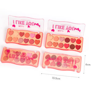 Paleta de Sombras de Ojos de Alta Gama de 12 Colores, Paleta Facial de 12.5g, Rubor en Polvo, Iluminadores, Maquillaje - Product Image 3