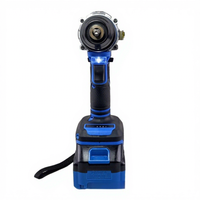 Perceuse sans balais au lithium-ion 18V, visseuse à chocs/visseuse double fonction, style pistolet, contrôle de vitesse progressif, DIY, 60Nm max.