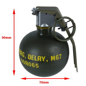 Modello fittizio Shero granata con funzione Pop-up per il sistema Molle tattico di simulazione di film Paintball - Product Image 2