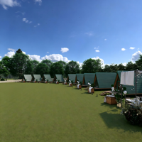 Cabine préfabriquée capsule spatiale à couleur extérieure personnalisée pour projet de construction d'extension d'hôtel-resort