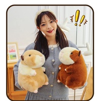 Bantal Boneka Guinea Pig Custom Angela Wholesale, Isi Kapas PP Super Lembut, Dicuci, Dilapisi UV, Mainan Penghilang Stres