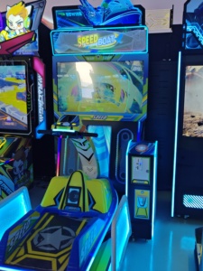 <strong>Boat</strong> Racing Motion <strong>Simulator</strong> Coin Operated Commercial Single Player Handlebar Control for Indoor Amusement Park Kids Marina - Product Image 2