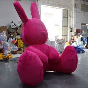 ตุ๊กตากระต่ายเป่าลมขนาดยักษ์สีชมพูสำหรับห้างสรรพสินค้า - Product Image 4
