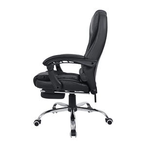 Herstellung Weicher Leder Ergonomischer Chefsessel <span class=keywords><strong>Massage</strong></span>-Bürostuhl mit Fußstütze - Product Image 4