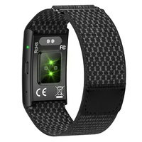 Pulsera Inteligente ES100 con Grabación de Reuniones, 1GB de Almacenamiento Local, Sin Pantalla, Monitor de Ritmo Cardíaco, Salud y Fitness, Aplicación Gratuita