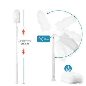 Masthome Hộ Gia Đình Làm Sạch Có Thể Thu Vào Đầu Có Thể Thay Đổi Ma Thuật Microfiber Duster - Product Image 1