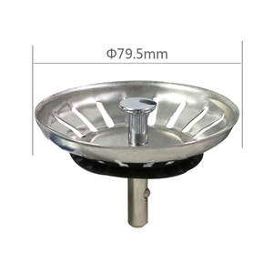 WaiiHO 007 Lot de 2 bouchons d'évier de cuisine en acier inoxydable, modèle standard - Product Image 6