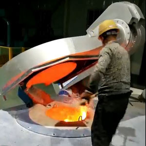 Horno de inducción de frecuencia intermedia para fusión de hierro y acero 2025 nueva llegada 10 T 1 año de garantía proveedor al por mayor - Product Image 1