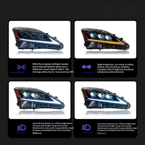 HCMOTIONZ Plug Play <b>LED</b> <b>Headlights</b> DRL With Start-up Animation 2006-2013 IS IS250 IS350 ISF 200d New Condition 12V 12v <b>LED</b> Headl - Product Image 3