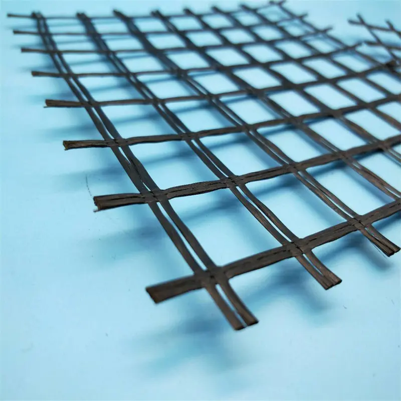 80kn gravel surface biaxial fiberglass geogrid for subgrade reinforcement geogrid price