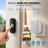Fabricants OEM ODM de sonnettes intelligentes avec lumière LED clignotante de nuit et émetteur fonctionnant sur piles CR2032