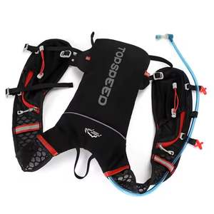 Gilet de course à pied tendance avec porte-téléphone, sac à dos de randonnée et de cyclisme en plein air, gilet d'hydratation sportif lumineux et visible pour homme et femme - Product Image 3