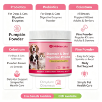 Échantillon Gratuit : Complément Naturel pour la Digestion de l'Estomac et des Selles des Chiens et des Chats – Soins et Suppléments pour la Santé Animale