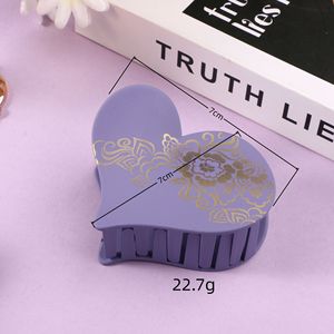 กิ๊บติดผมอะคริลิคทรงเรขาคณิตสีพื้นน่ารักแบบใหม่สำหรับผู้หญิงและเด็กผู้หญิง อุปกรณ์ตกแต่งผม - Product Image 2