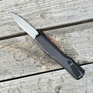 <span class=keywords><strong>Couteau</strong></span> OK-5950 3.45" en acier MagnaCut Super avec curseur de pouce D/A, manche Ultem noir et aluminium, pour poche, tactique, EDC - Product Image 6