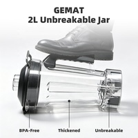 Elektrische krachtige volautomatische blender voor melk, koffie, smoothies, fruitsap, multifunctioneel, commercieel, liquidificador