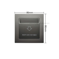 Interruptor de Tarjeta RFID para Hotel de 13.56mhz, Enchufe Duradero e Impermeable, Interruptor Inteligente de Ahorro de Energía con Tarjeta para Hotel