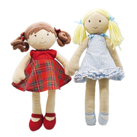 Poupée de 13 pouces, poupée fille sur mesure, poupées en peluche avec robe