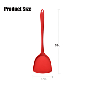 ตะหลิวซิลิโคนเกรดอาหารในครัวทนความร้อนไม้พายและตะหลิวแข็งสำหรับทำอาหาร10ชิ้นสั่งขั้นต่ำ - Product Image 3