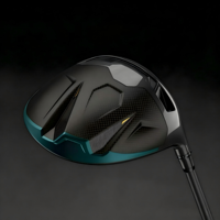 Driver de golf premium pour homme, finition carbone mat, conception anti-torsion, diverses options de loft, excellent contrôle pour les amateurs de golf et les terrains de practice.