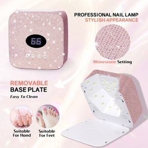 เครื่องอบเล็บไร้สายแบบชาร์จไฟได้ 30 LEDs แสงยูวี สำหรับทำเล็บมือ เครื่องอบแห้งเล็บ แหล่งกำเนิดแสงยูวี ใช้พลังงานจากแบตเตอรี่ สำหรับงานศิลปะบนเล็บ - Product Image 5