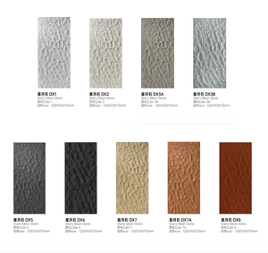 Paneles de Revestimiento de Paredes con Textura de Piedra Estrella y Luna en PU, Revestimiento Exterior Azul Glaseado - Product Image 6